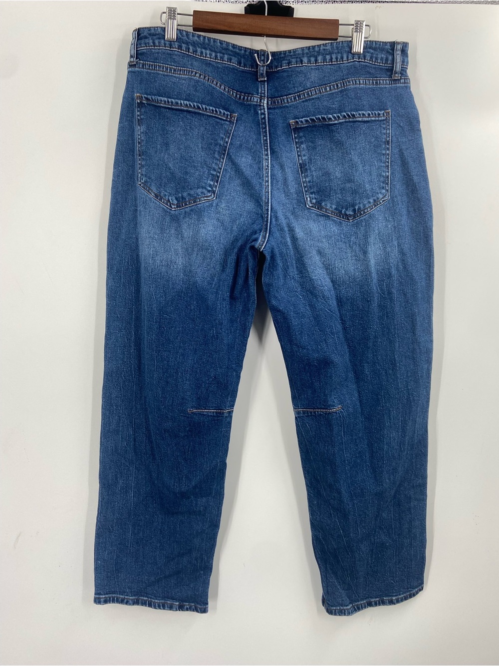 Kut From The Kloth Ashley Slouchy Barrel Jeans Women Size 14 High Rise Blue - Picture 5 of 7